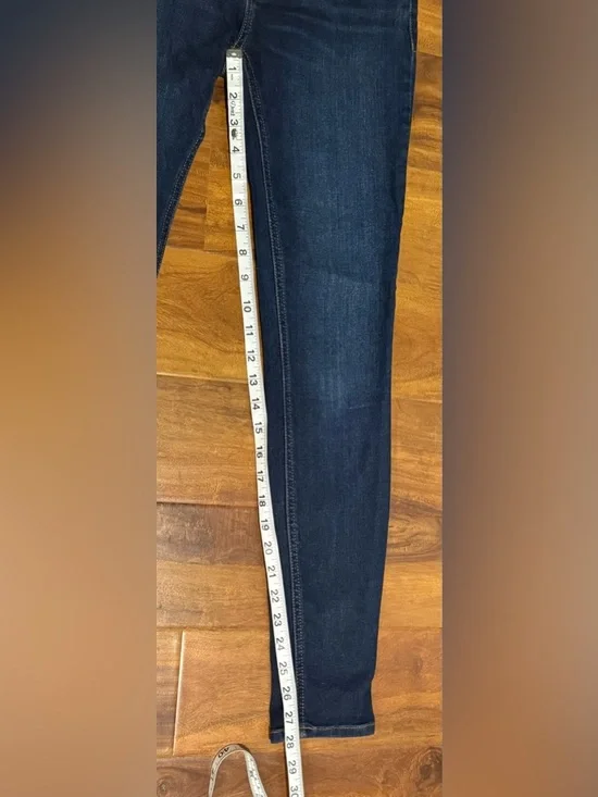 Studio Blue Dark Indigo Skinny Jeans - Picture 3 of 4